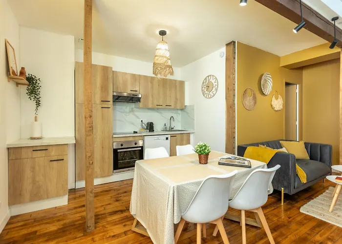 Apartament Le Boho - T3 Avec Climatisation Et Fibre